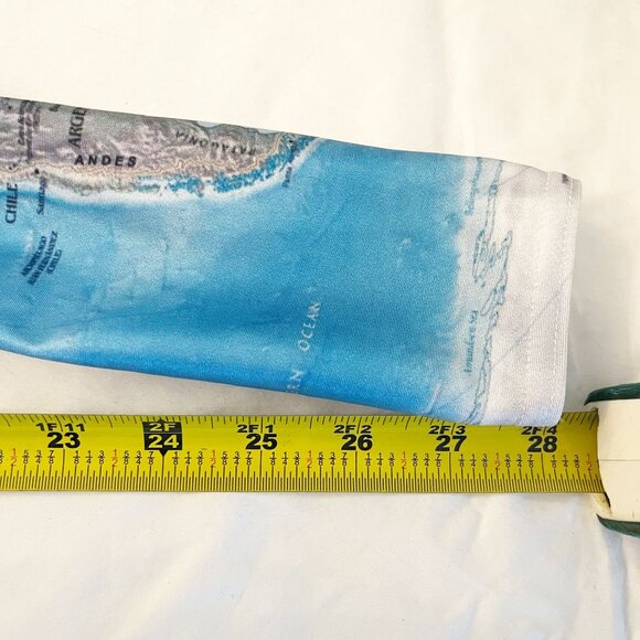 Black Milk World Map Geography AOP Print Leggings Blue Tumblr - Size XS - Picture 8 of 8